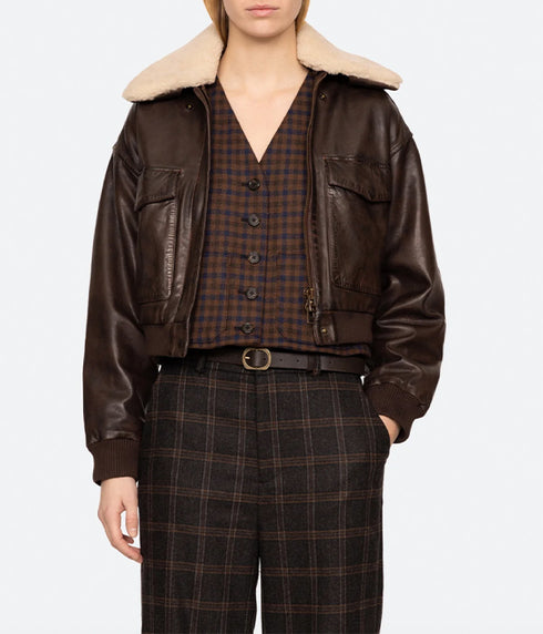The Lenoir Bomber Jacket - Chocolate